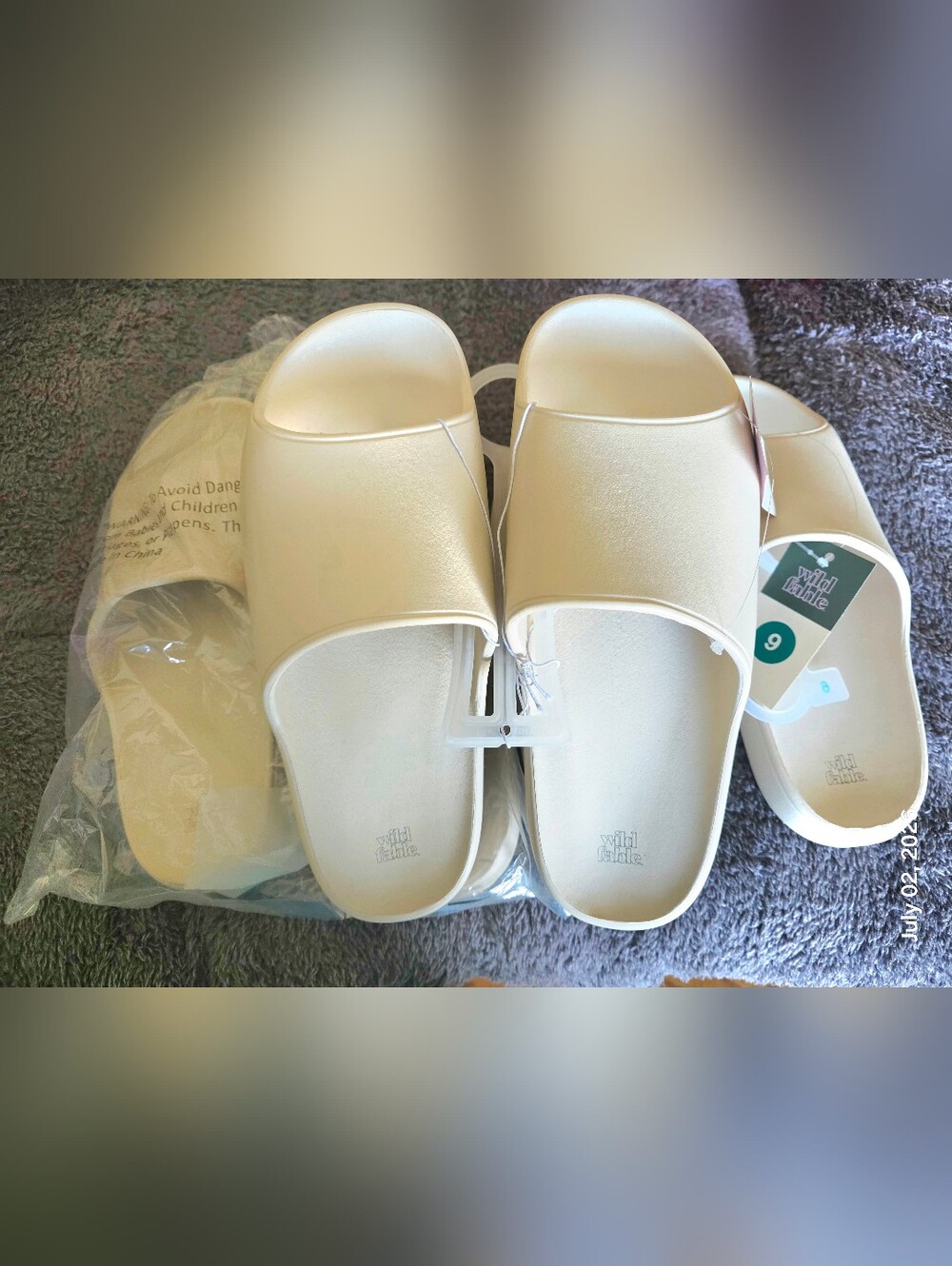 Bundle Of 3 Wild Fable Slipper- Size 9